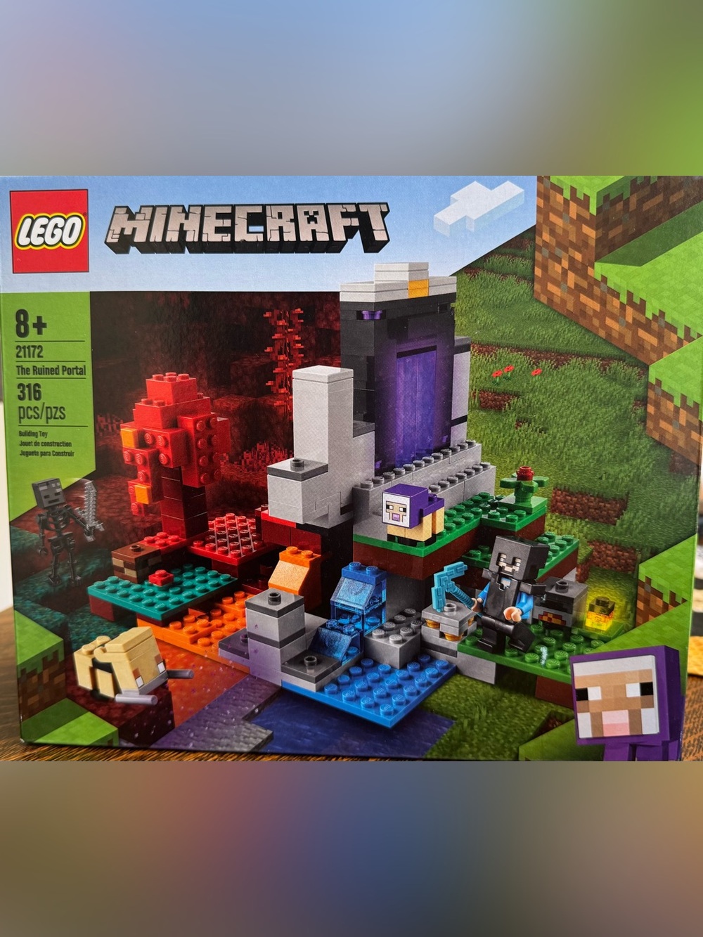 LEGO Minecraft The Ruined Portal Set